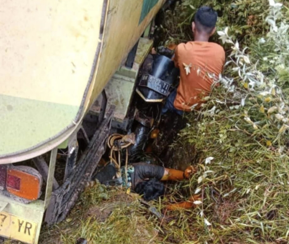 Tabrakan Beruntun di Jalan Jelutung-Cambai, Korban Berlumuran Darah