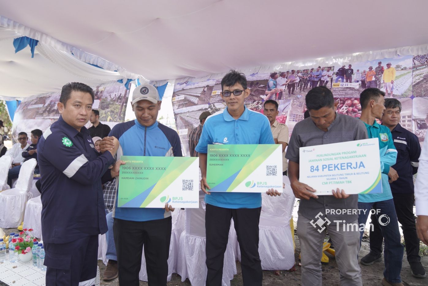 84 Nelayan Gantung Dapat Jaminan Sosial BPJS Ketenagakerjaan dari PT Timah