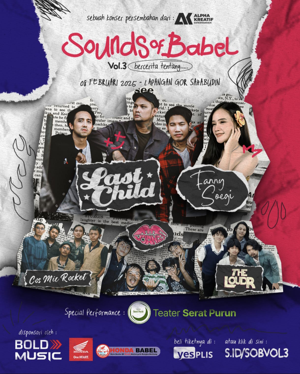 Bertajuk “Ruang Cerita”, Last Child dan Fanny Soegi Akan Hibur Masyarakat Babel