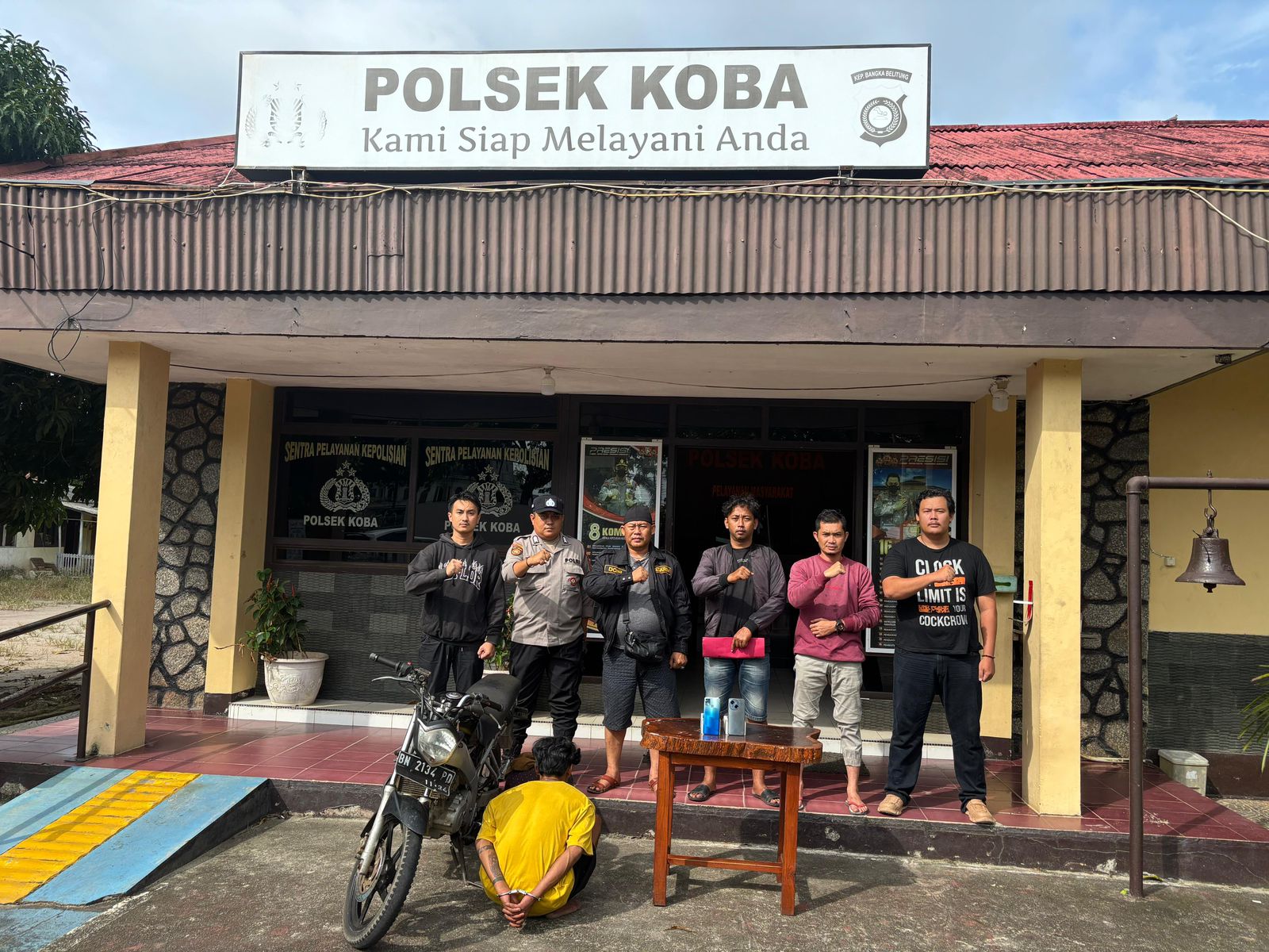 Sembunyi ke Baturusa, Pelarian Maling Motor ini Berakhir