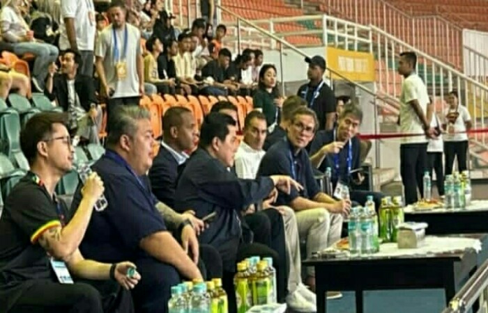 Erick Thohir dan Patrick Kluivert Saksikan Duel Dewa United vs Persija Jakarta