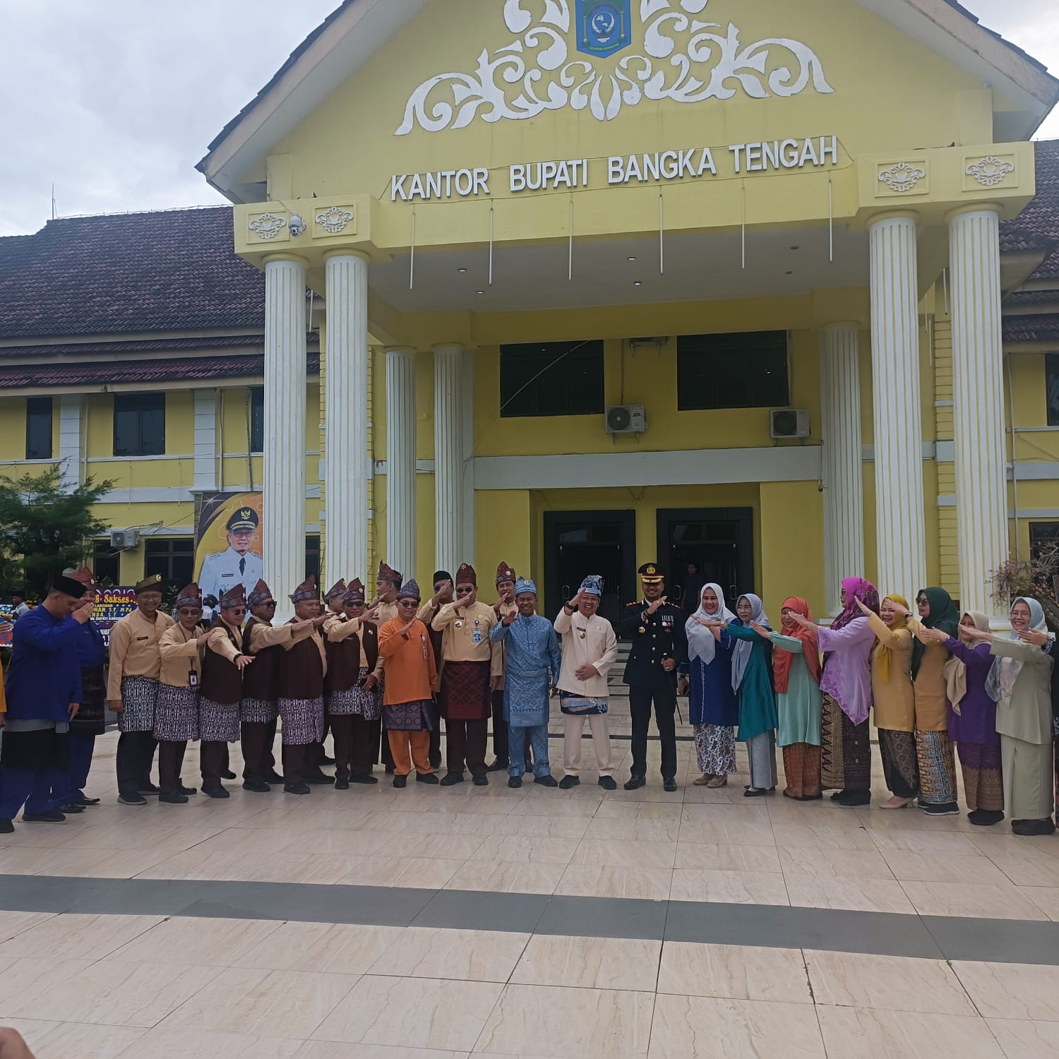 Efrianda Pimpin Upacara Hari Jadi Kabupaten Bangka Tengah ke 22 Tahun