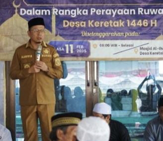Algafry Ikuti Ruwah Kubur di Desa Keretak