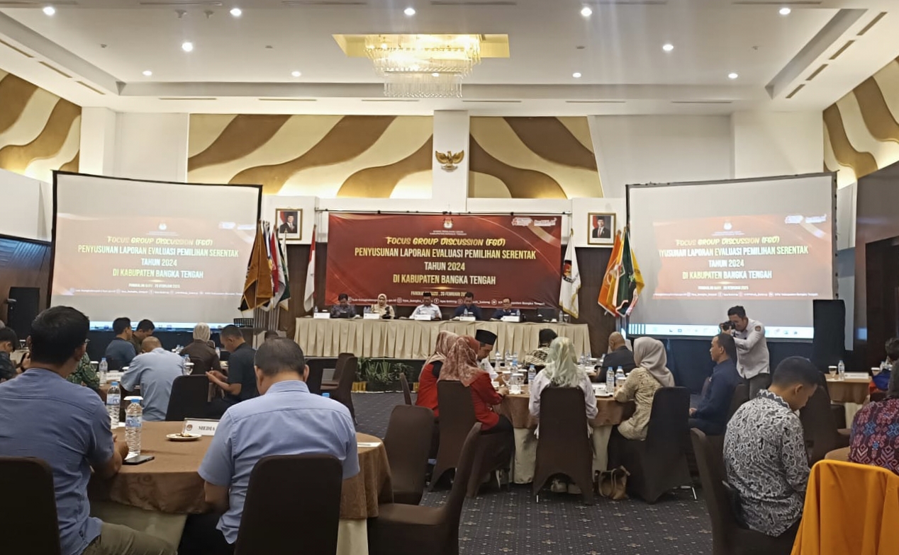 Susun Laporan Evaluasi Pemilu dan Pilkada 2024, KPU Bateng Gelar FGD