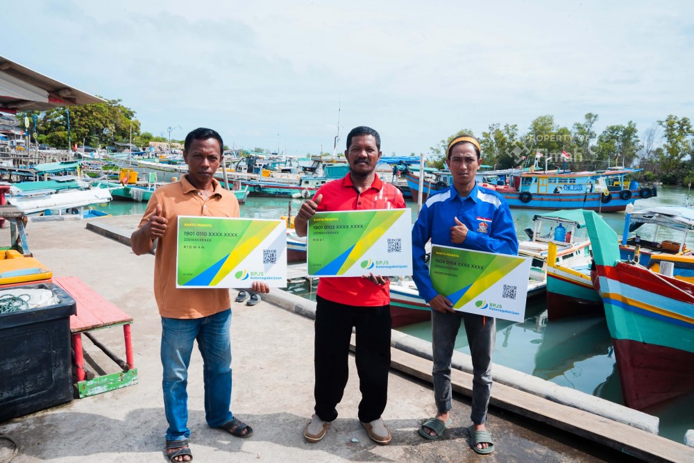 411 Nelayan Bangka Resmi Jadi Perserta BPJS Ketenagakerjaan