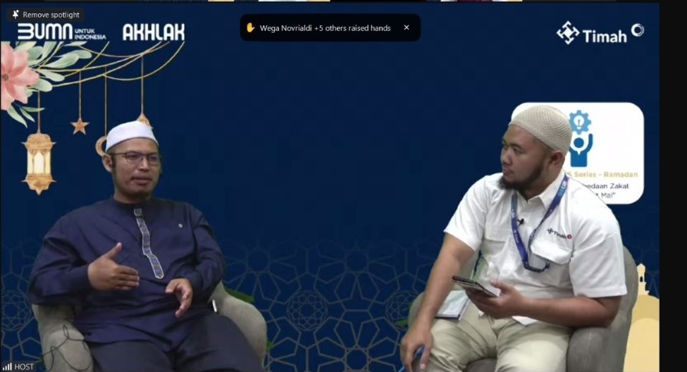Ustadz Aidil Putra Jelaskan Tentang Zakat ke Karyawan PT Timah