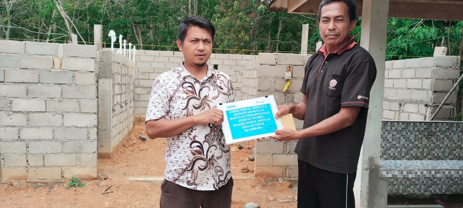 Dua Rumah Ibadah di Pulau Kundur dapat Bantuan PT Timah