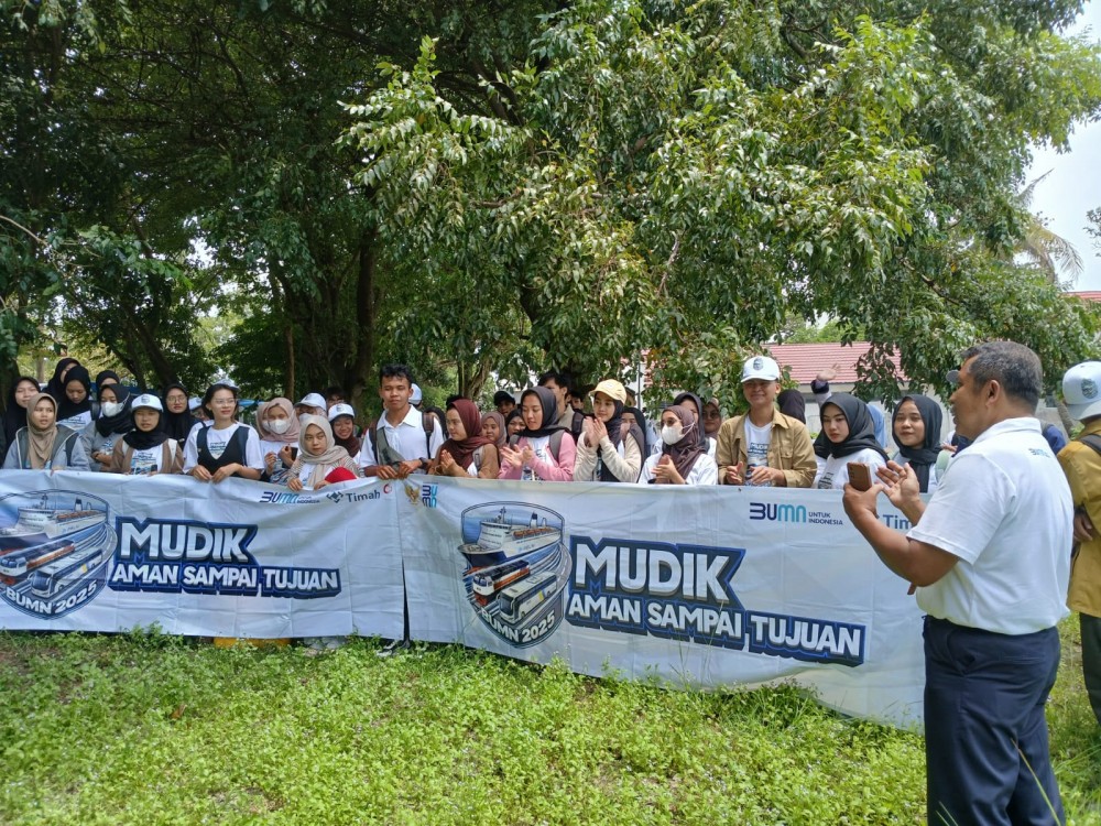 Ratusan Rombongan Peserta Mudik Gratis Tiba di Tanjung Kalian