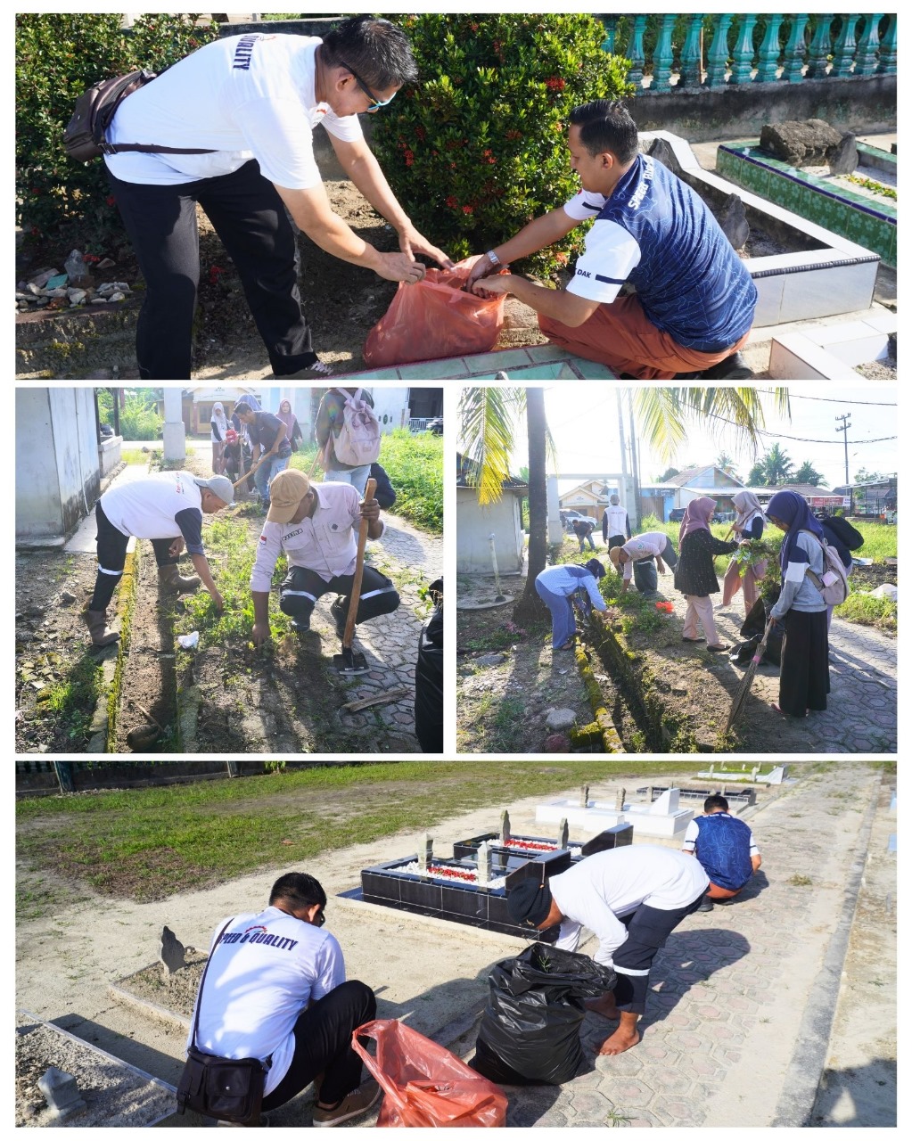 Momen Ramadan, PT Timah Group Santuni Anak Yatim Piatu Hingga Bersihkan Kuburan