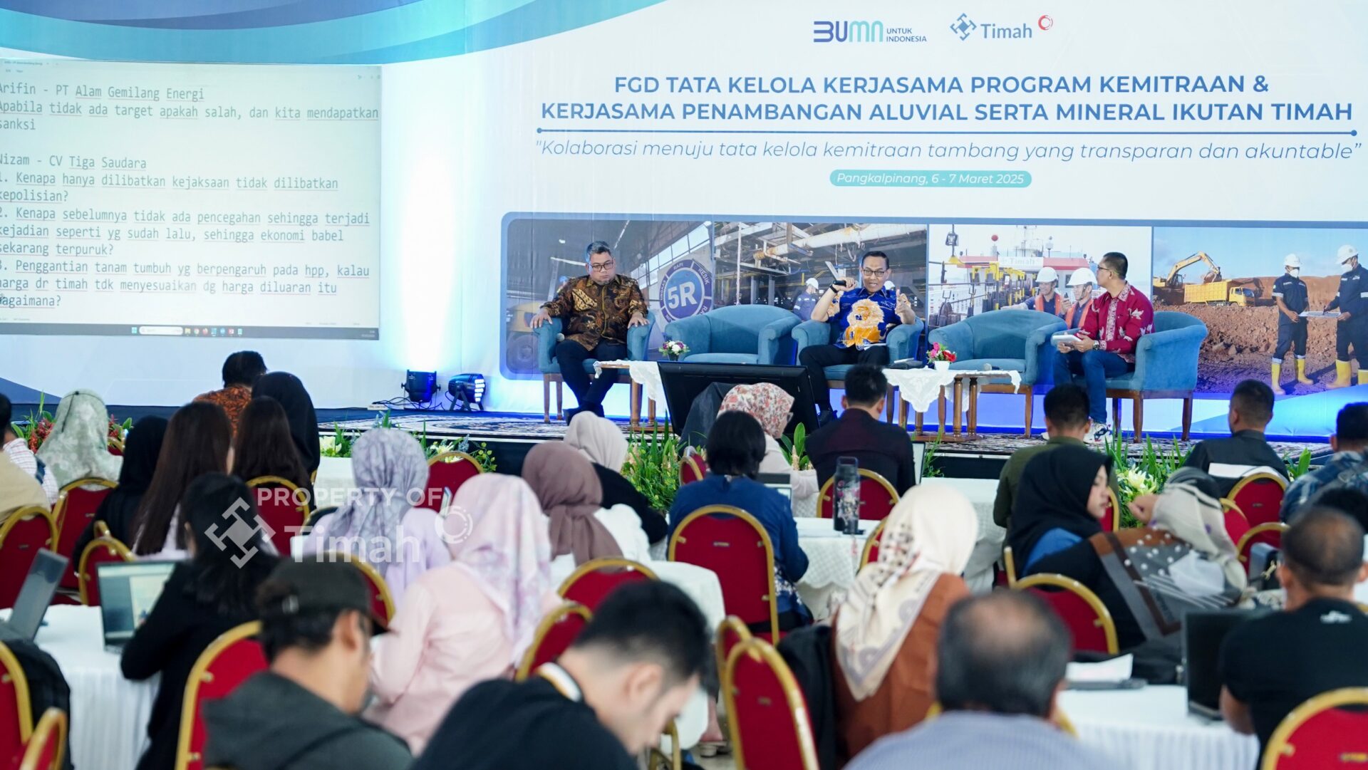 PT Timah Terapkan Tata Kelola Kemitraan Tambang yang Baru