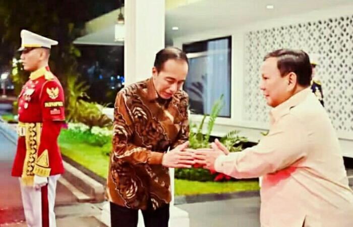 Jokowi Buka Puasa Bersama dengan Presiden Prabowo di Istana Merdeka Jakarta