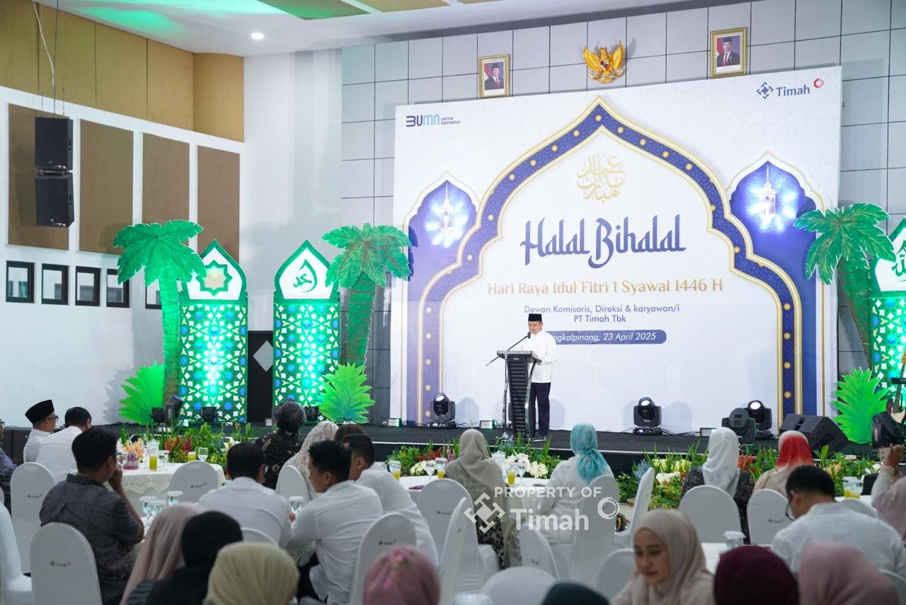 Petinggi PT Timah Gelar Halal Bihalal