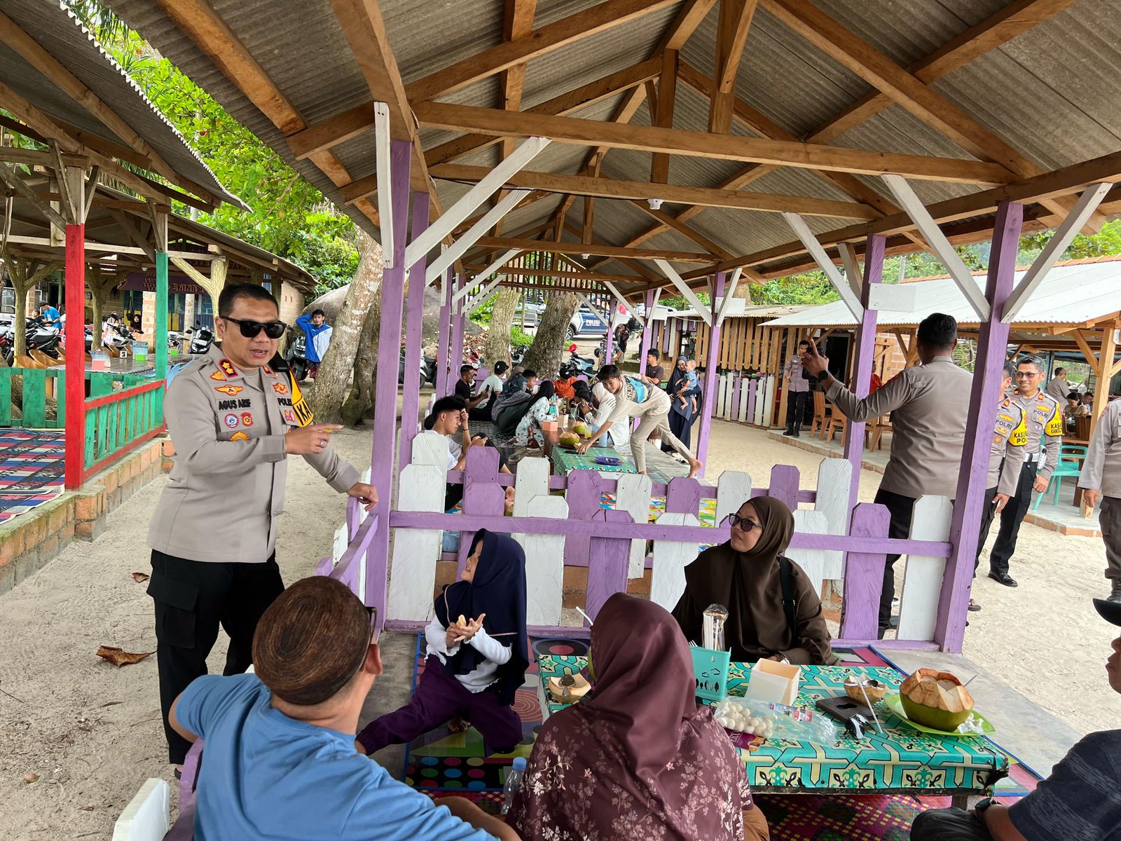 Kapolres Bangka Selatan Tinjau Langsung Kawasan Wisata