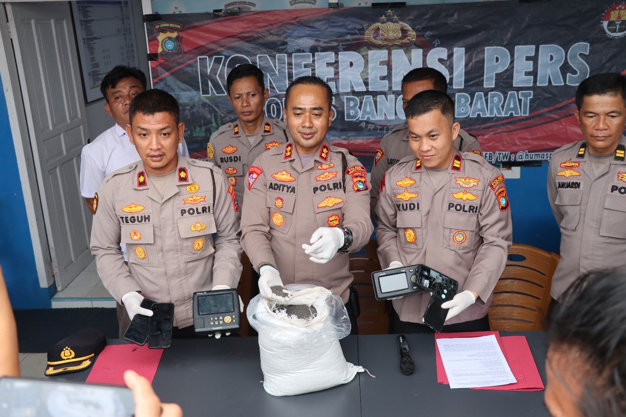 Pemilik Timah Selundupan Jarang Terungkap, Polres Bangka Barat Masih Mencari?