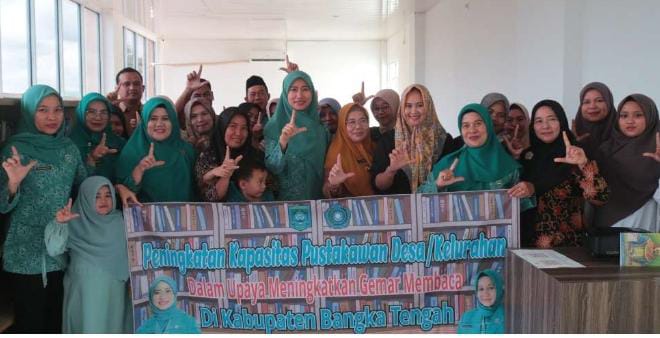 TP PKK Bangka Tengah Tingkatkan Kapasitas Pustakawan