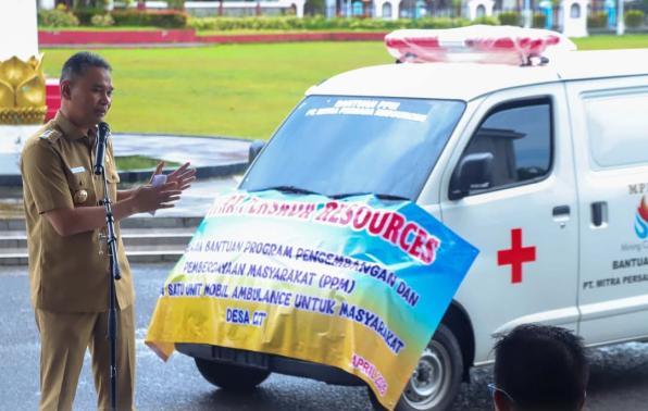 Pemkab Bangka Dapat Dua Ambulan