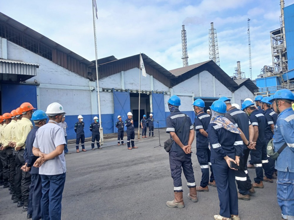 Bangun Budaya K3, PT Timah Rutin Gelar Apel