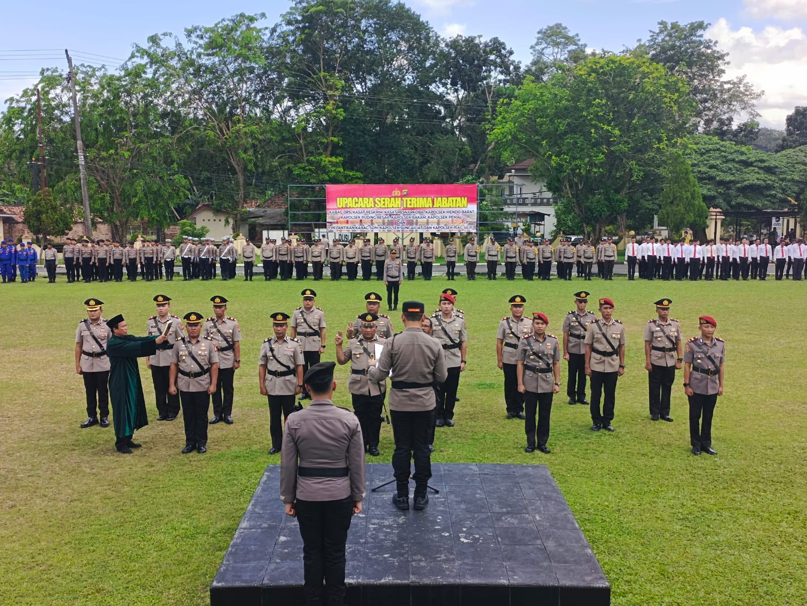 10 PJU Polres Bangka Berganti, AKP Astrian Tomi Gantikan Kompol Bagus Krisna Eka Putra