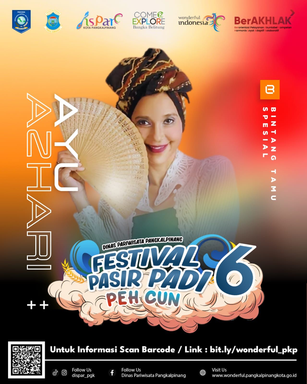 Ayu Azhari akan Hadir di Festival Pasir Padi