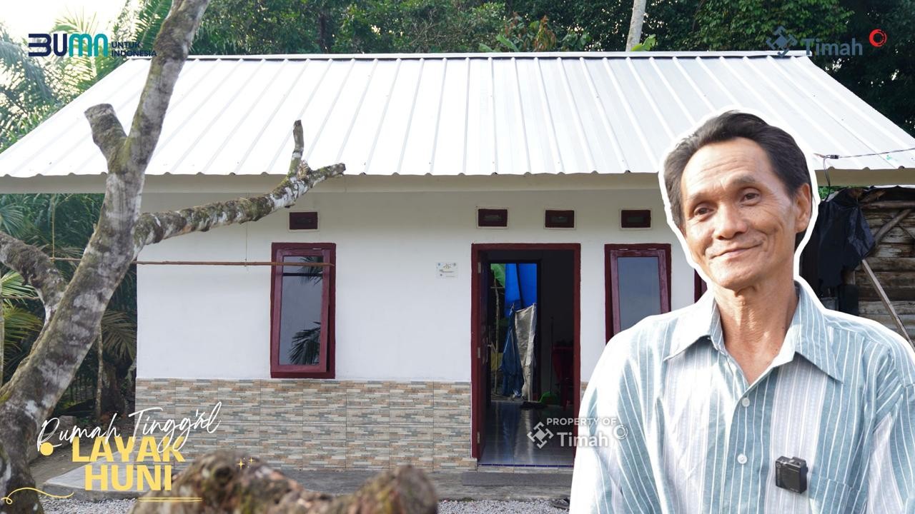 Petani Karet ini Tak Takut Lagi Rumahnya Roboh