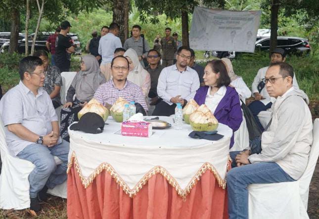 Dirjen Prasarana Strategis Kementrian PU Tinjau Lahan Eks PT Koba Tin