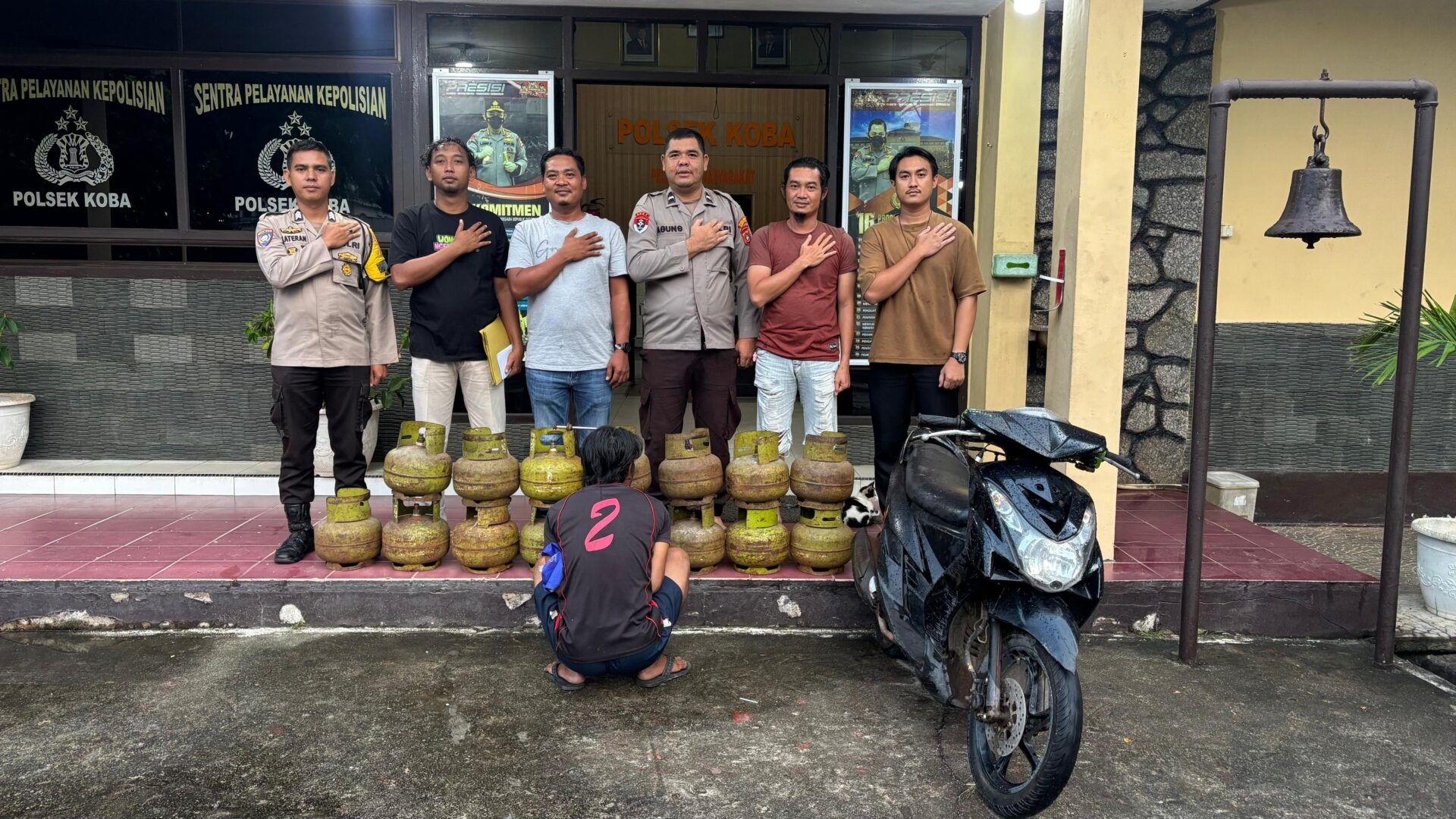 Curi Gas Melon, Buruh Tani ini Ditangkal Tim Gabungan