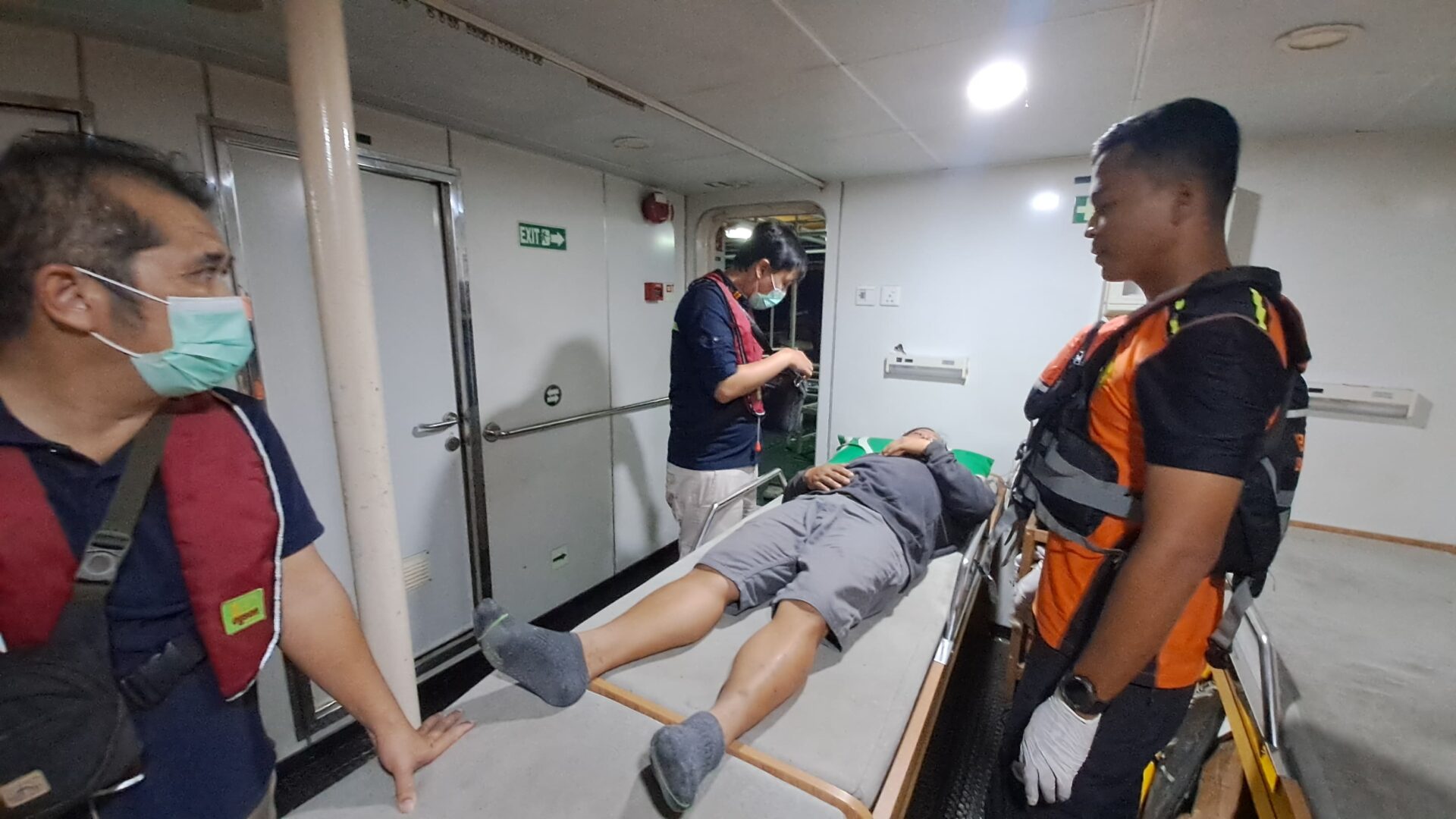 ABK Kapal Berbendera Portugal Dilarikan ke Rumah Sakit di Pangkalpinang Saat Berlayar ke Australia