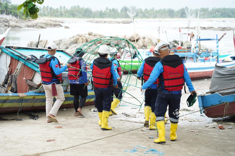 Artificial Reef di Tanjung Kubu Mulai Ditumbuhi Terumbu