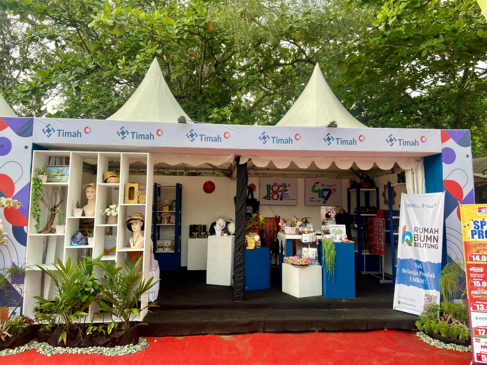 Ratusan Produk Mitra PT Timah Dipamerkan di Belitung Expo 2025