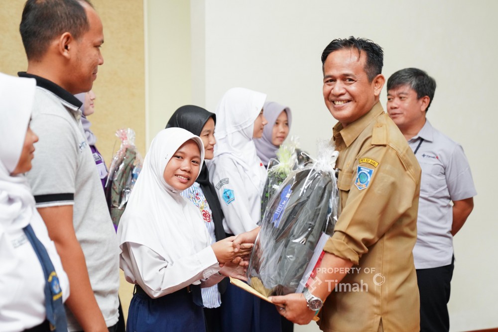 Dapat Beasiswa dari PT Timah, Sarah Berangkat Sendiri dari Kundur