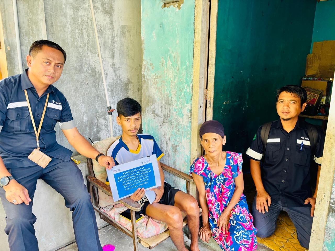 PT Timah Ringankan Biaya Pengobatan Shahuri