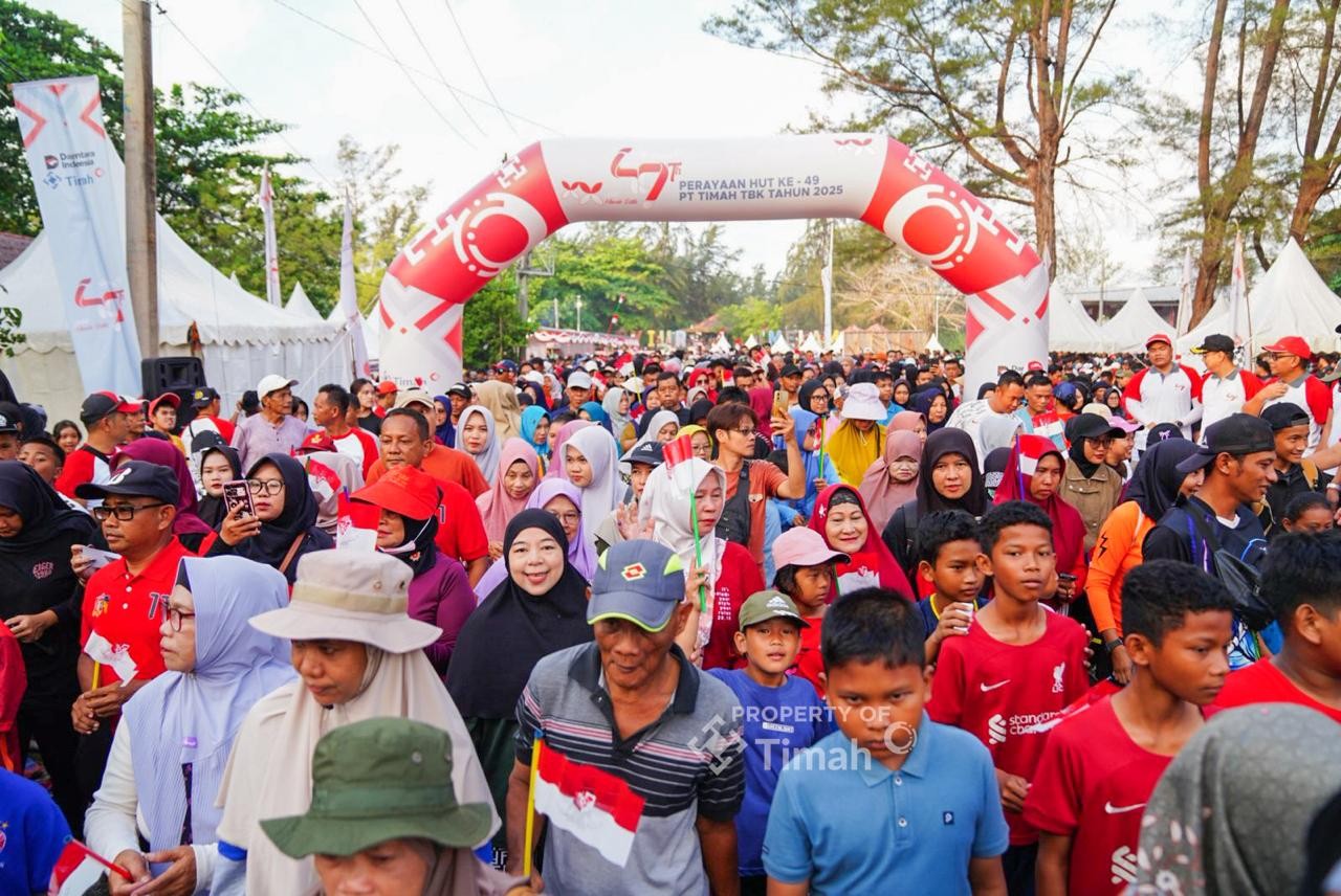 Ribuan Masyarakat Semarakan Pekan Sehat PT Timah di Belitung Timur