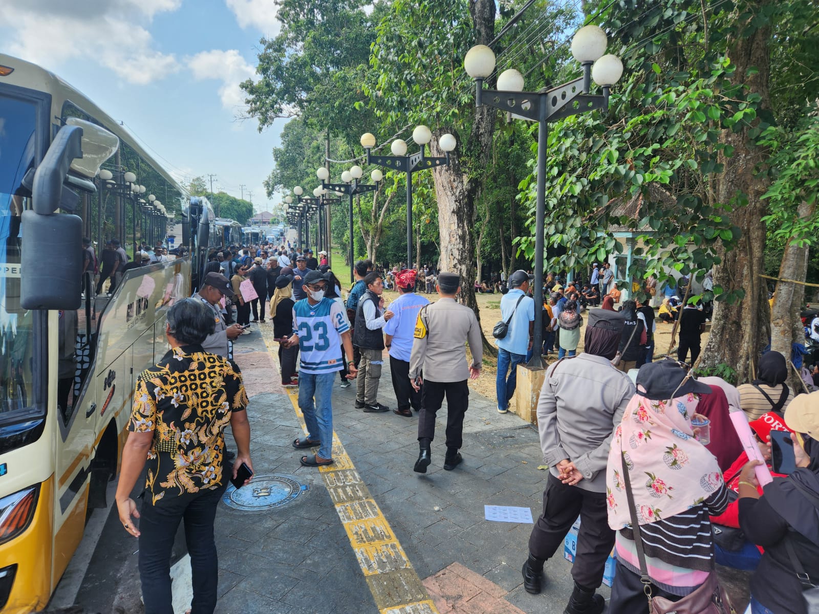 Hutan Kota Sungailiat jadi Titik Kumpul, Ratusan Warga Siap Beraksi di KPU Bangka