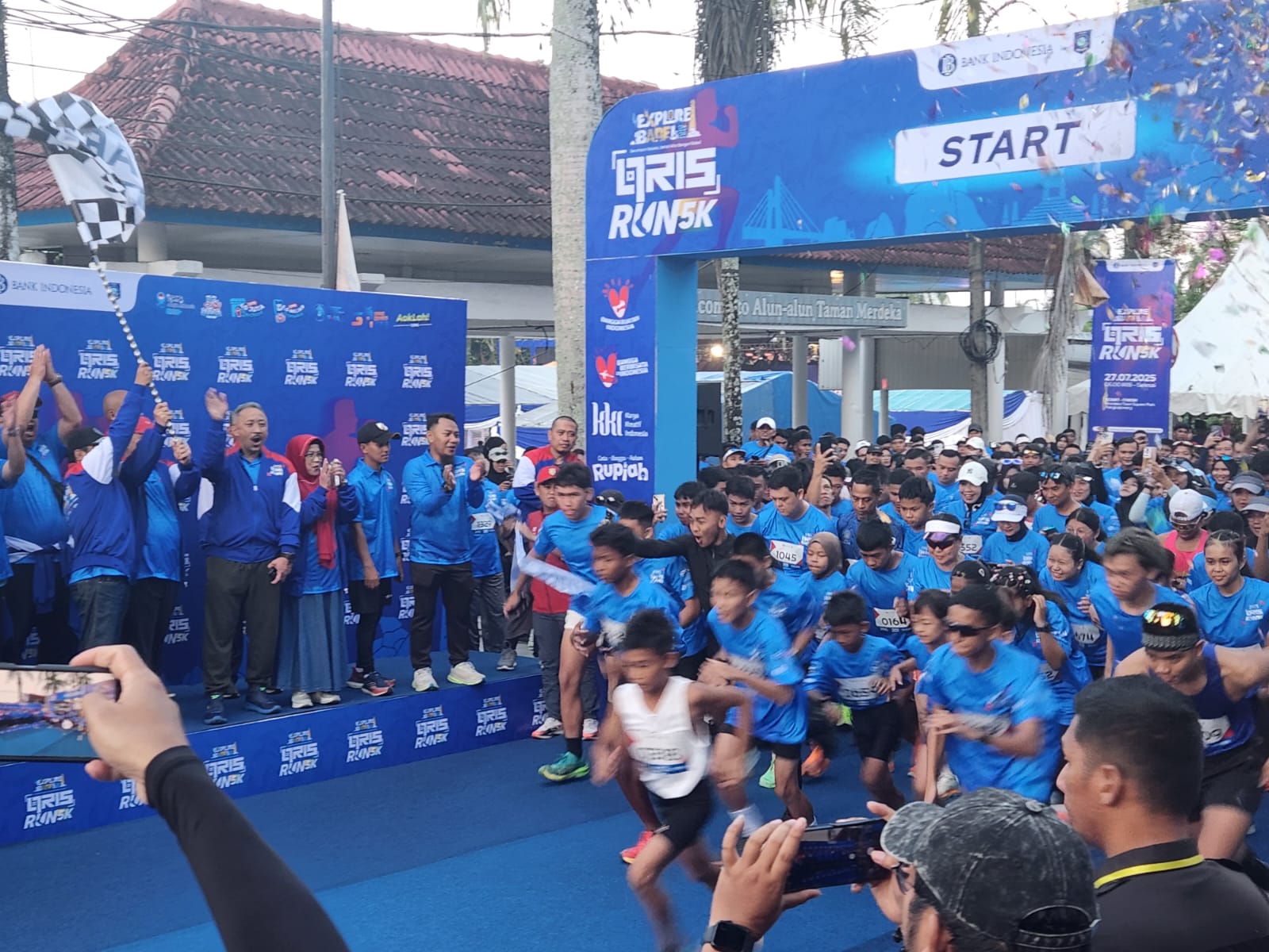 Ribuan Peserta Ikuti Qris Fun Run 5K, Rommy: Masyarakat Babel Luar Biasa