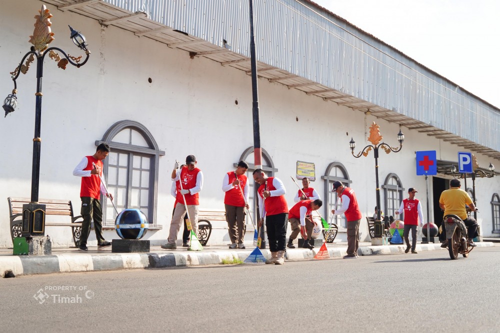 HUT PT Timah, Forkopimda Basel Bersih-bersih