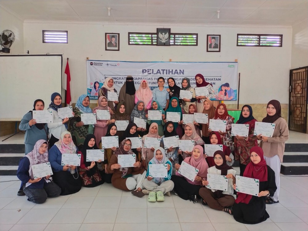 Kader dan Bidan di Sungaiselan Dapat Pelatihan dari PT Timah