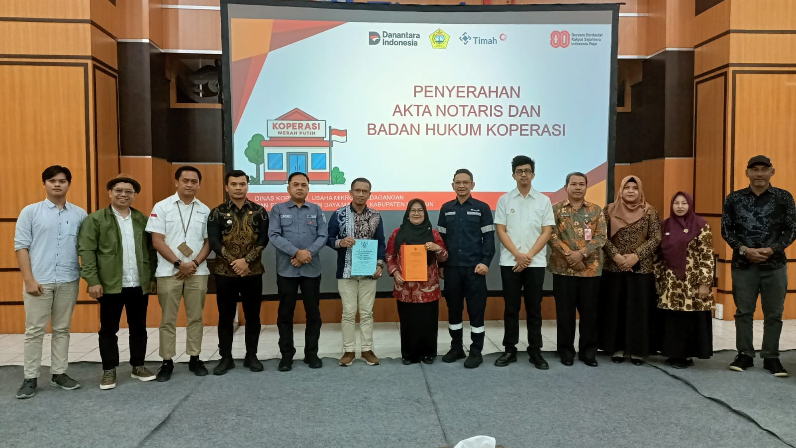 Pengurus Koperasi Merah Putih Desa dan Kelurahan Ikut Bimtek