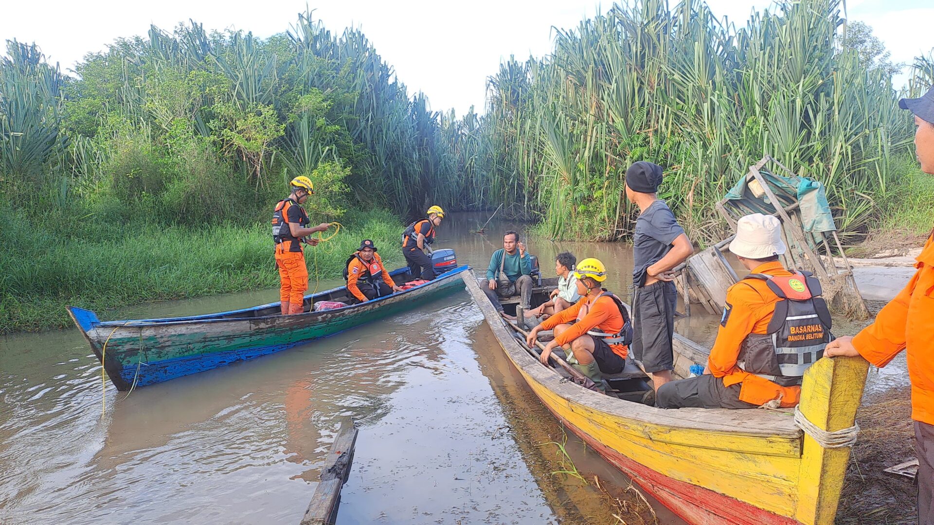 Pemancing Sungai Menduk Diterkam Buaya, Tim SAR Masih Lakukan Pencarian