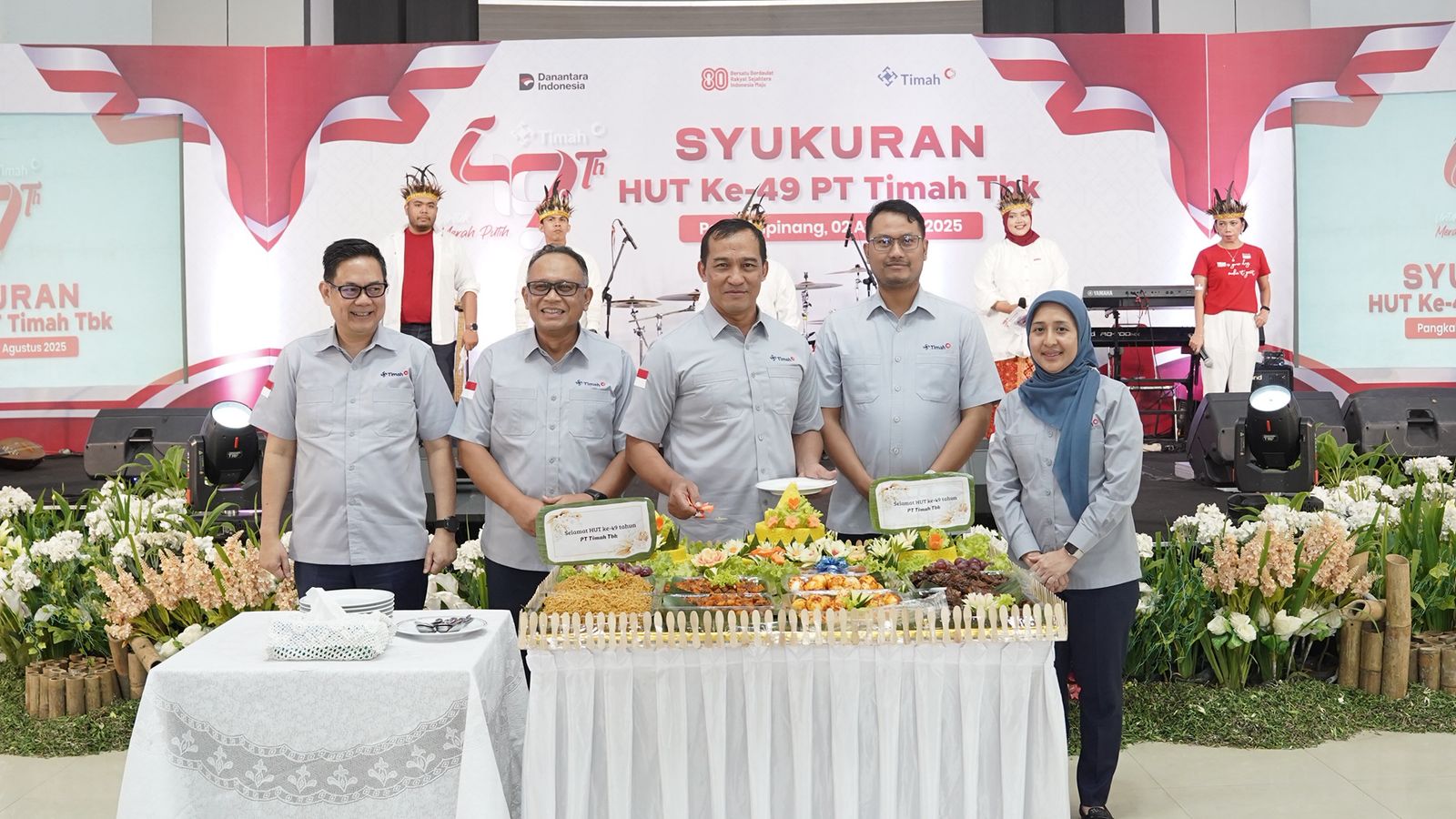 Lima Dekade PT Timah, Kontribusi untuk Merah Putih