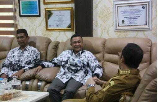 Temui Pengurus PGRI, Algafry: Kita Harus Selaras