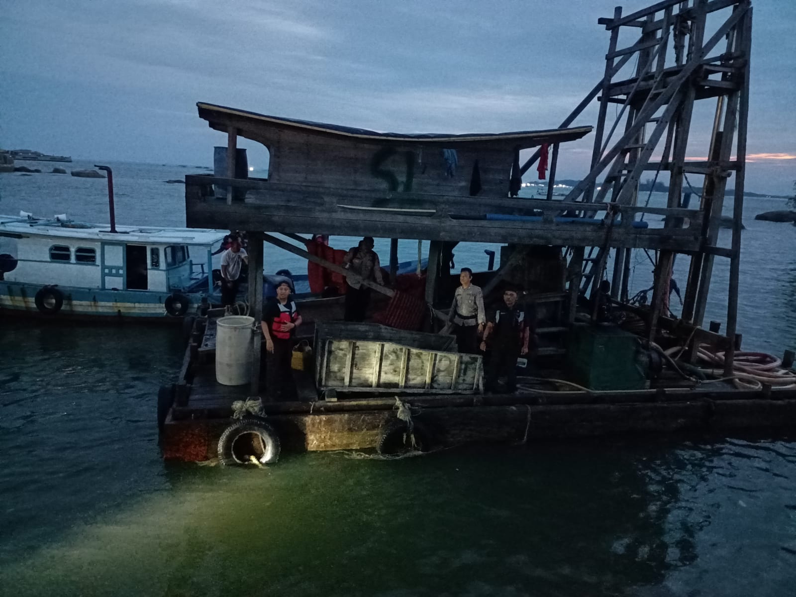 PT Timah dan Tim Gabungan Temukan Ratusan PIP Ilegal di Laut Cupat