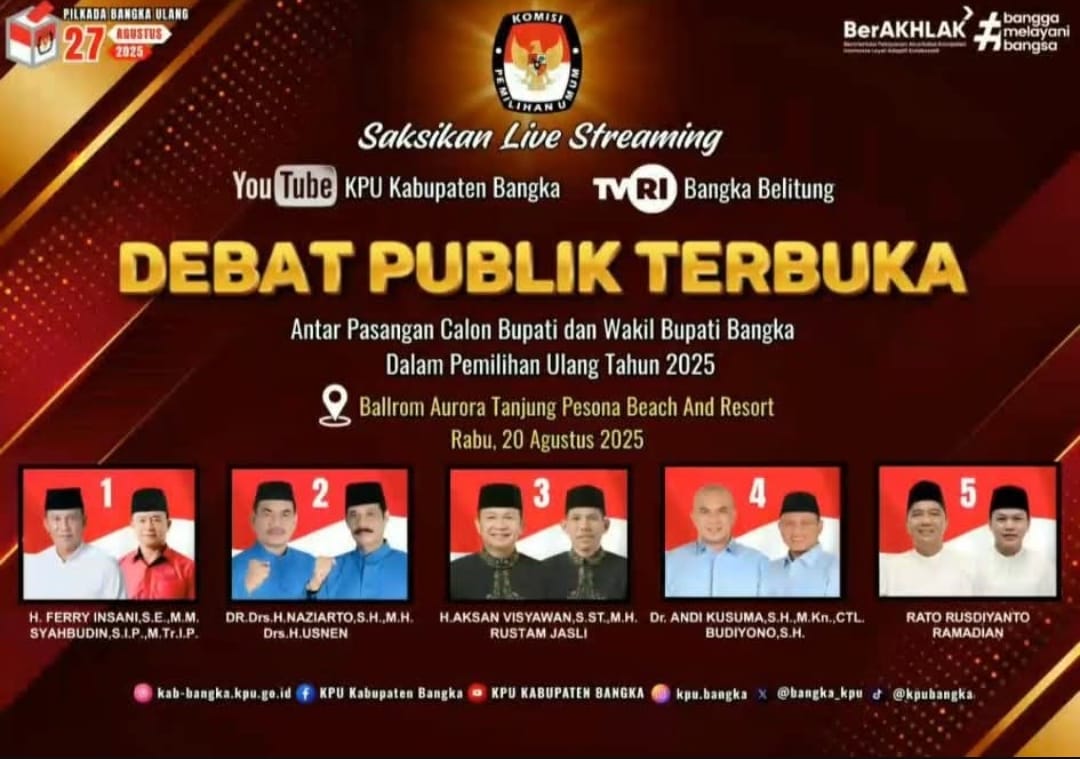 KPU Batasi Masing-masing Calon Bawa 25 Orang Pendukung