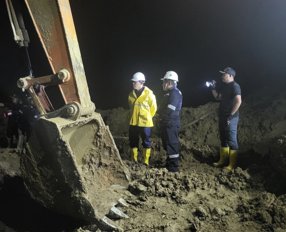 Dirut PT Timah Turun Langsung Dukung Proses Evakuasi Korban Kecelakaan Tambang