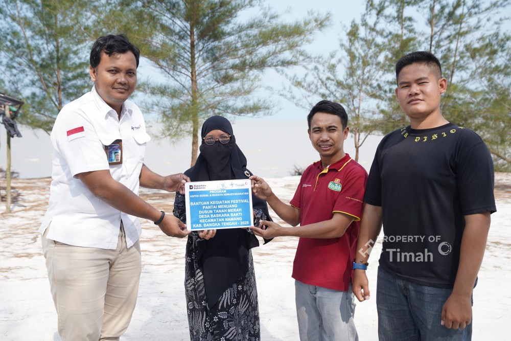 PT Timah Bantu Festival Menuang