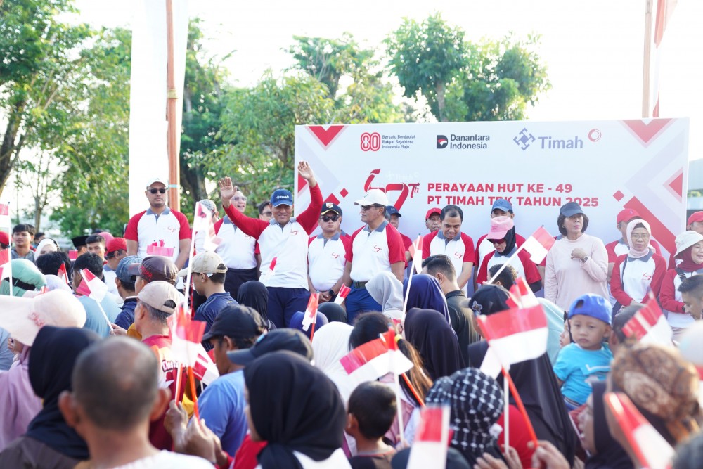 Ribuan Masyarakat Padati Puncak HUT PT Timah