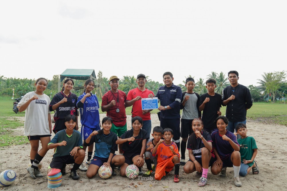 PT Timah Dukung Fasilitas Olahraga Masyarakat