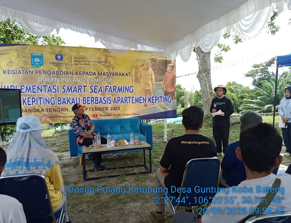 Profesor IPB Beri Ilmu Tentang Ketem Remangok ke Masyarakat Desa Guntung