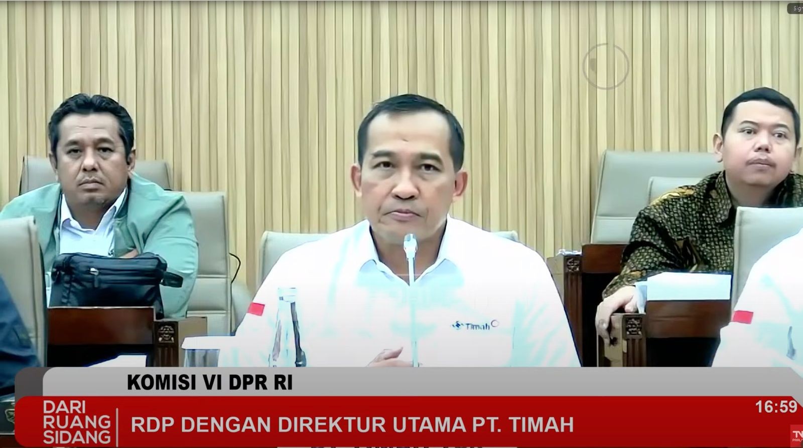 Dirut PT Timah Minta Dukungan DPR RI