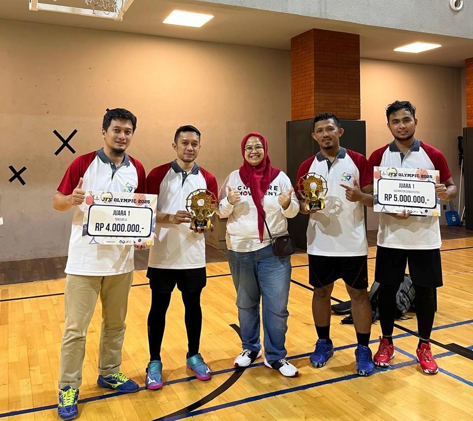 Empat Karyawan PT Timah Raih Juara di Ajang JFX Olympic 2025