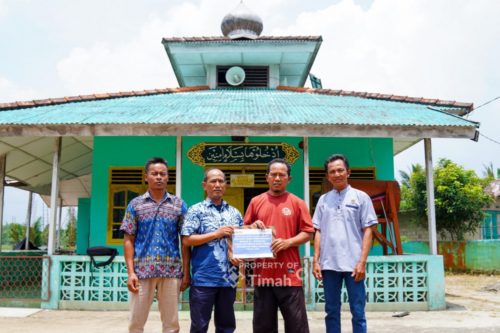 Pembangunan Masjid Al-Barokah Kembali Dilanjutkan